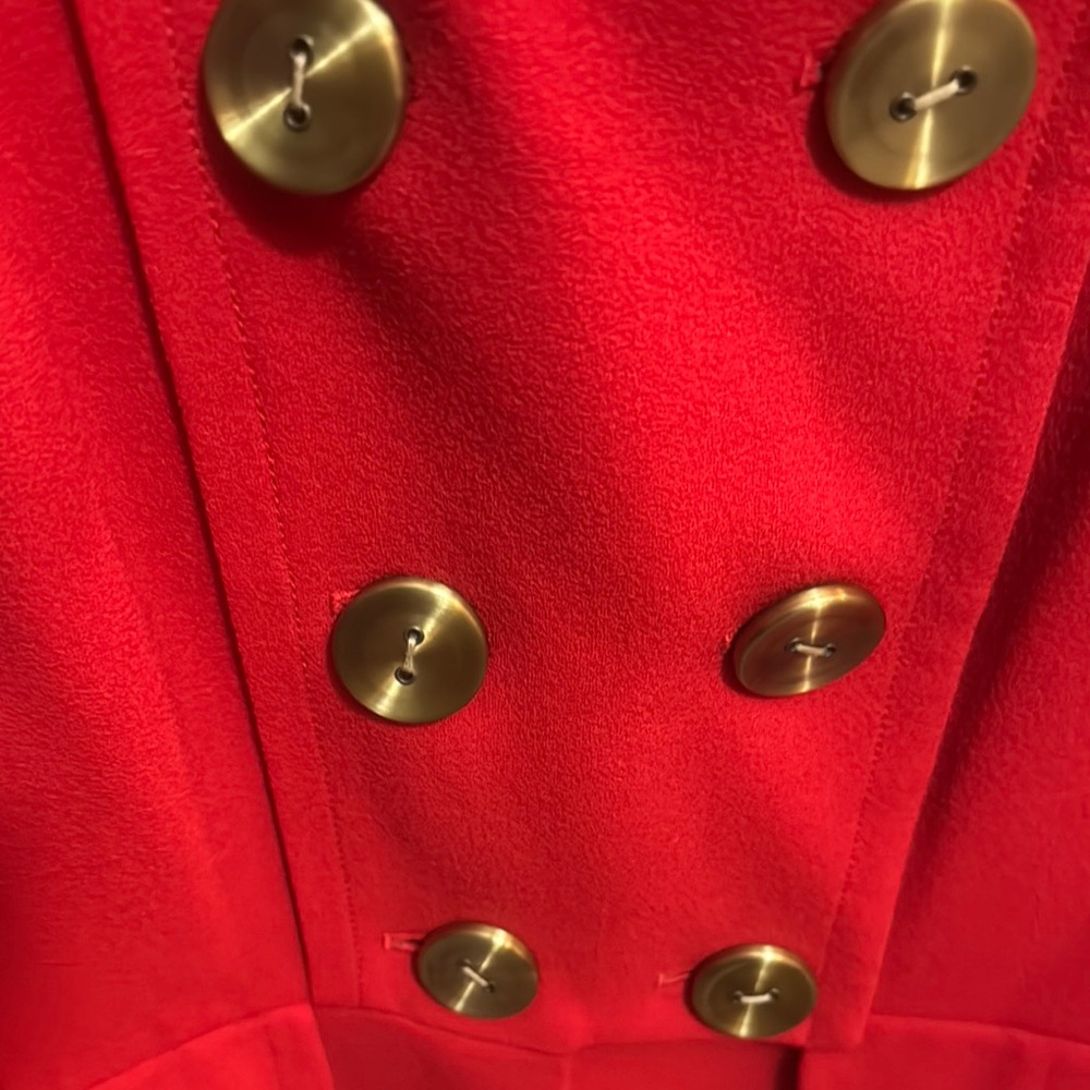 Ellen Tracy Red Women's Jacket - Picture 4 of 6